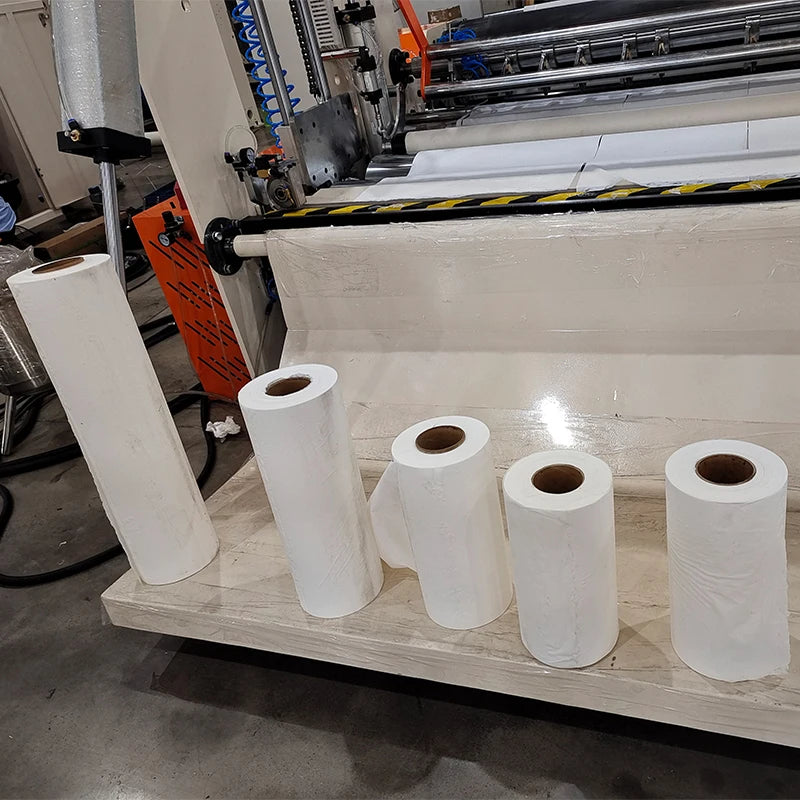 Full automatic paper roll to sheet cutting machine jumbo roll slitting and rewinding machine