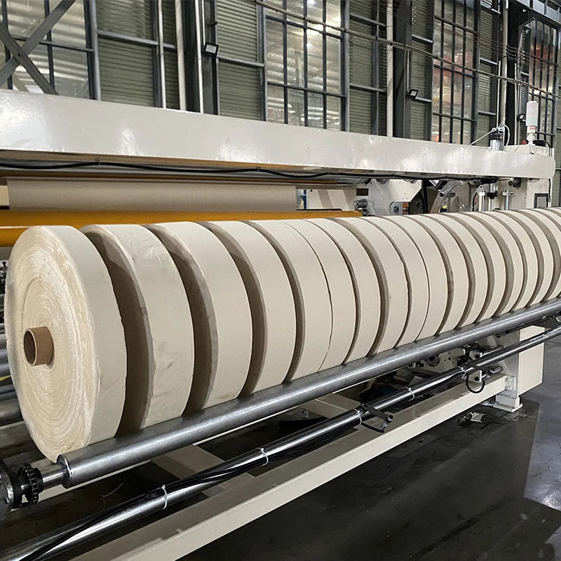 Full automatic paper roll to sheet cutting machine jumbo roll slitting and rewinding machine