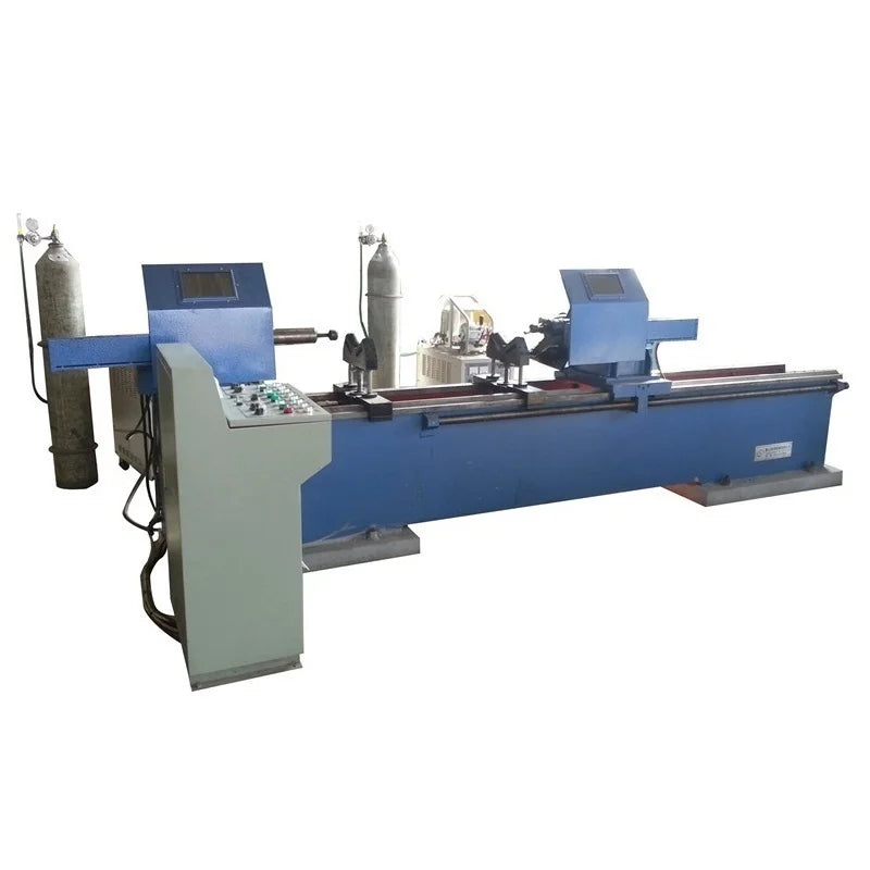 High Speed PLC Control Steel Conveyor Idler Roller Both Ends CO2 Welding Machine Mining Conveyor Roller Making Machine