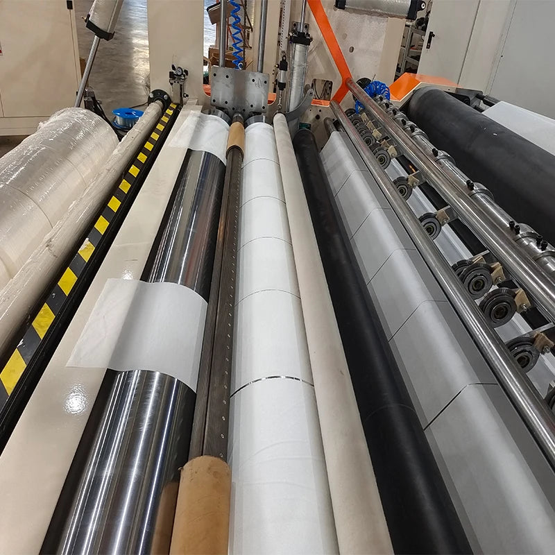 Full automatic paper roll to sheet cutting machine jumbo roll slitting and rewinding machine