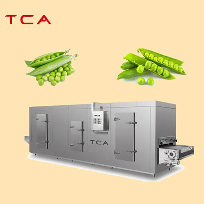iqf freezing tunnels freezer/quick-freezing food tunnel freezer tunnel freezing