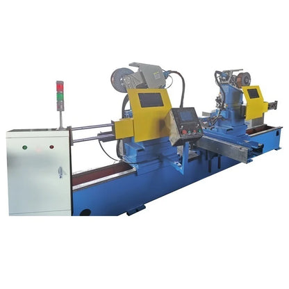 High Speed PLC Control Steel Conveyor Idler Roller Both Ends CO2 Welding Machine Mining Conveyor Roller Making Machine
