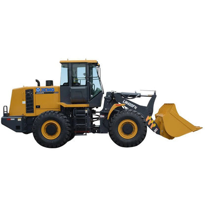 Earth moving machine wheel loader LW400FN; front end loader; 4x4 compa ...