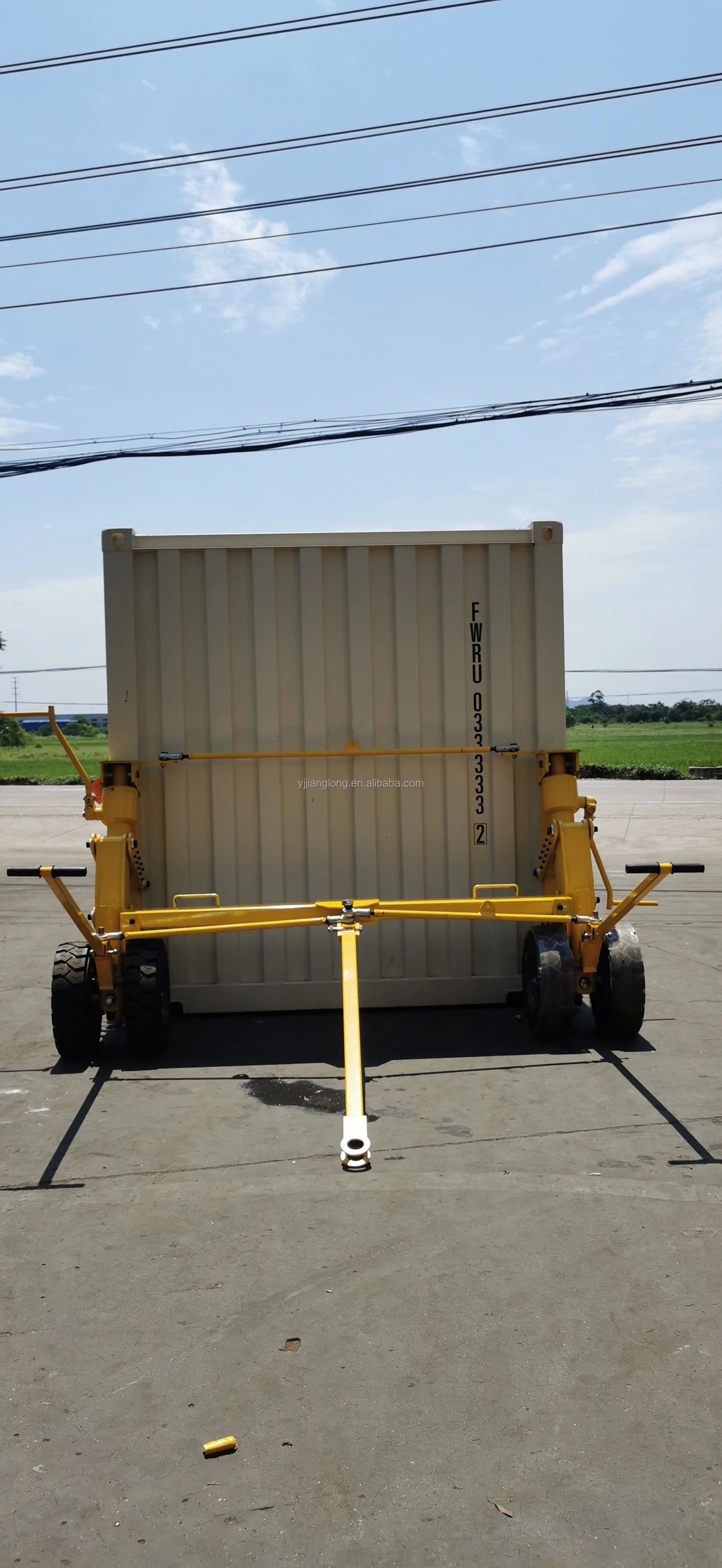 30 Tons for 4pcs Rubber Lifting Caster Container Caster Super Heavy Du ...